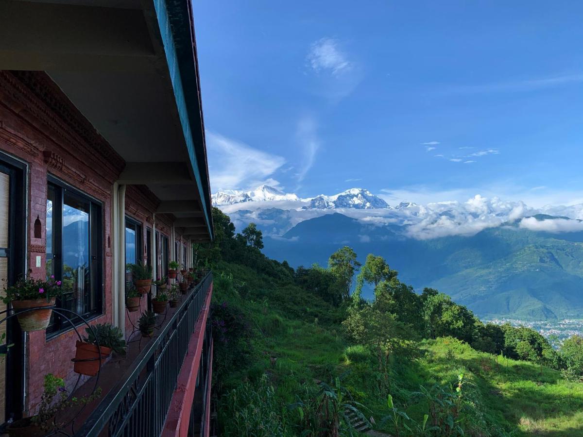 Superview Lodge Sarangkot Pokhara Bagian luar foto
