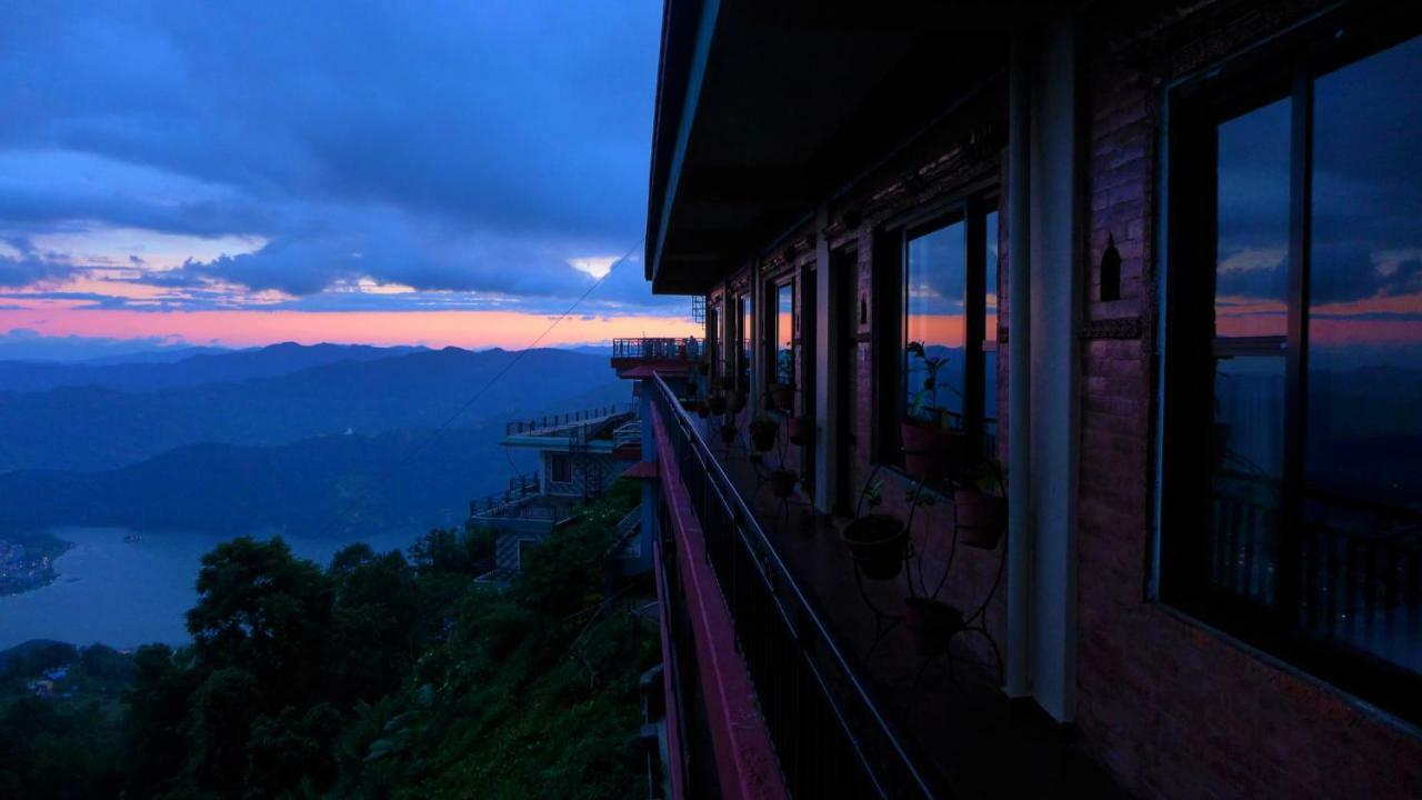 Superview Lodge Sarangkot Pokhara Bagian luar foto